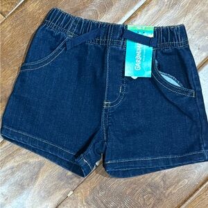 NWT size 6-9 months Garanimals Kids Denim Shorts - Blue